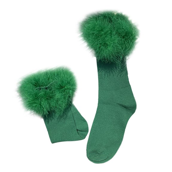 EHQJNJ Stockings for Women Sexy with Garter Women Fashion Plush Warm Soft Solid Sport Socks Medium Short Stockings Winter Socks Compression Stockings for Women Open Toe Knee High Stockings with Bow
