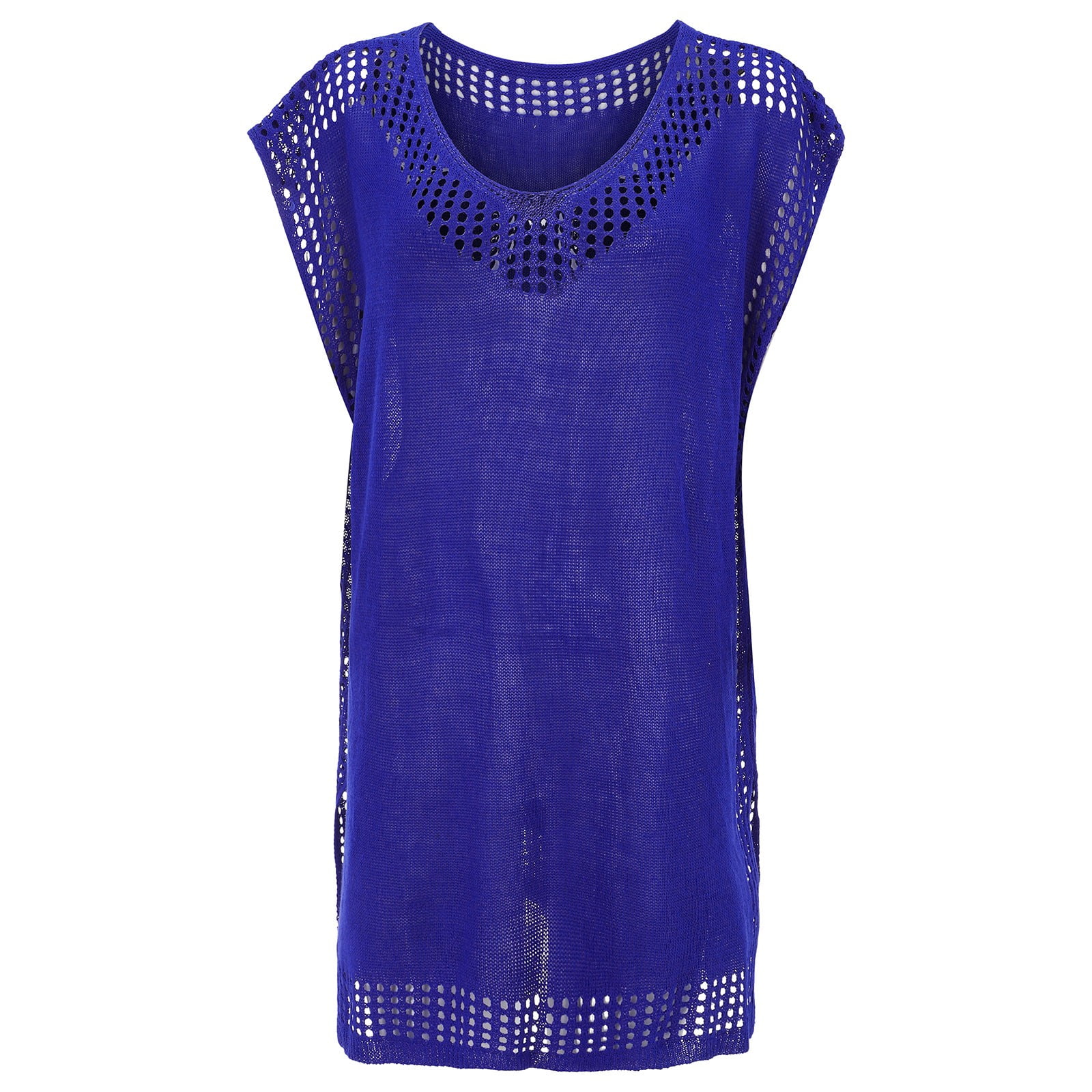 EHQJNJ Swim Cover up Pants Women's V Neck Cut Out Patchwork Loose