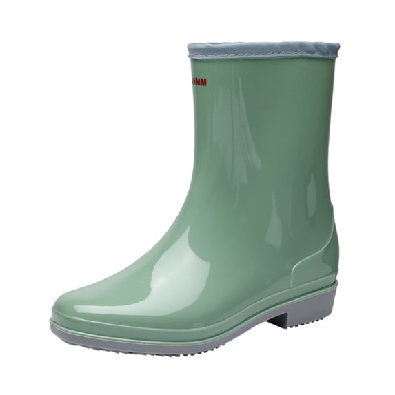 EHQJNJ Tall Rain Boots for Women Women's Rain Boots Summer Wear-Resistant Shoes Garden Water Shoes Outdoor Shoes Ankle Rain Boots for Women Comfy Womens Rain Boots Ankle Wide Width