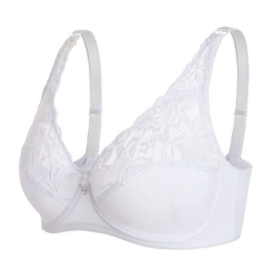EHQJNJ White Bralette Top Satin Women Fashion Pure Color Lace Gathering Bra with Steel Ring Thin Underwear Black Bralette for under Sheer Shirt Plus Size Sports Bras for Women High Support Push Up
