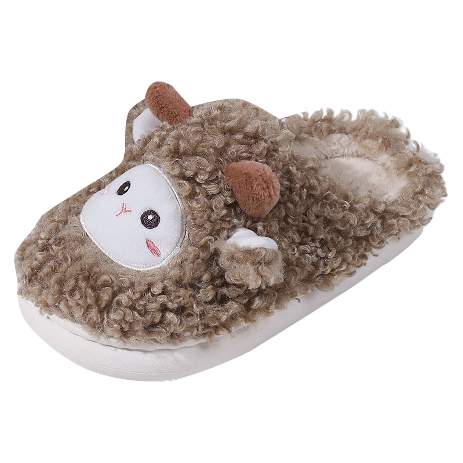 Ehqjnj Woman Slippers Dearfoam Slippers Women New Large Size Cotton Slippers Winter Cartoon 