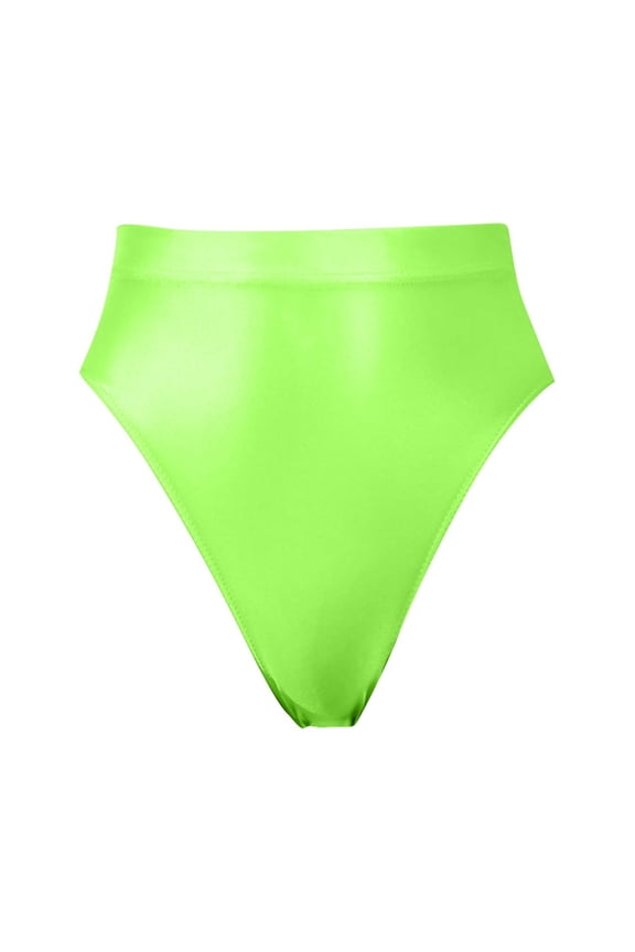Women's Bikini Panties Womens Underwear Seamless Hipster Super Thin Shiny Transparent High Waisted Briefs and Smooth