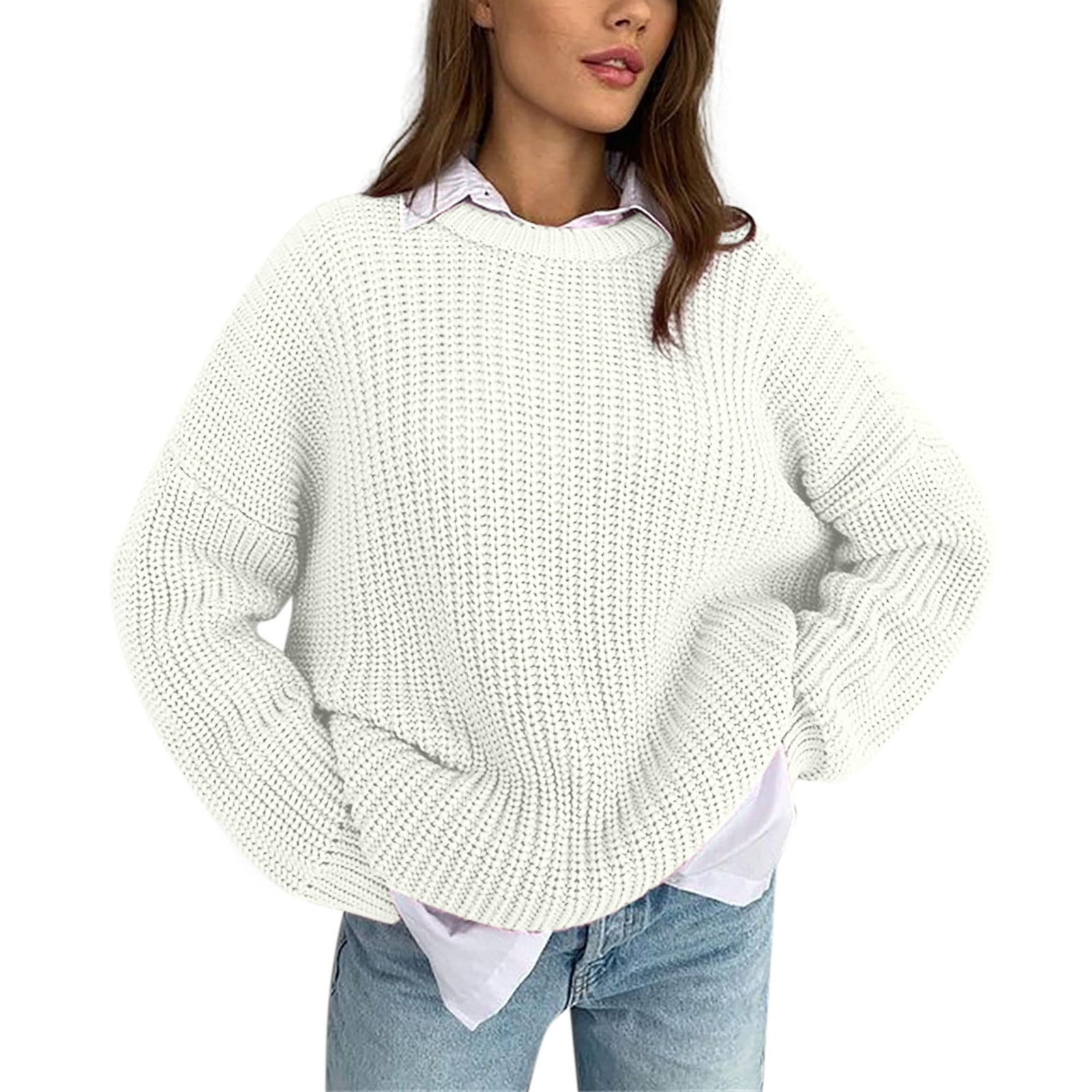 EHQJNJ Women's Sweaters To Wear with Leggings New Casual EHQJNJ Women's Sweaters To Wear with Leggings New Casual