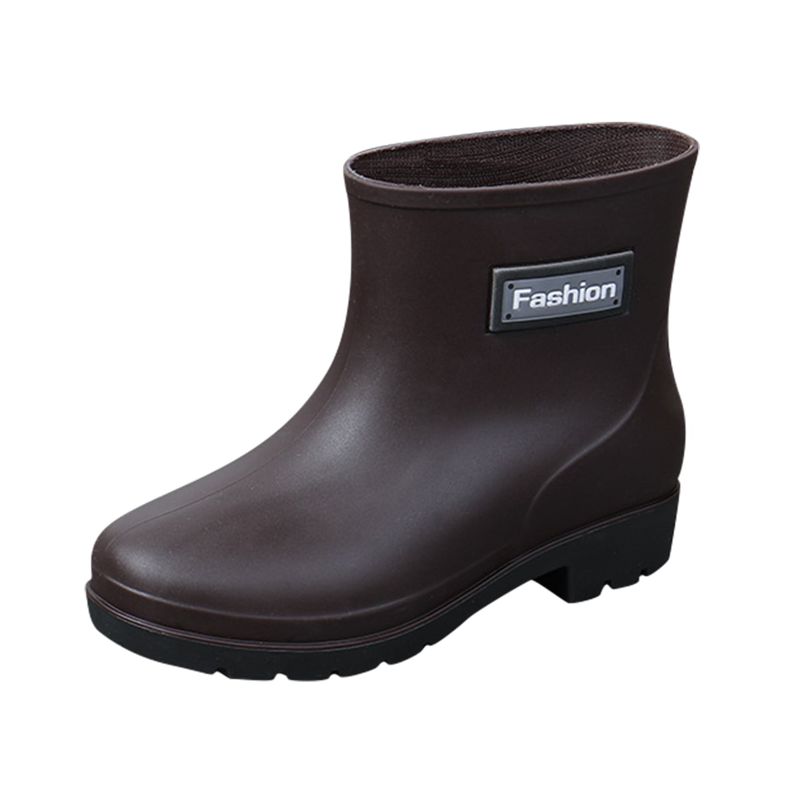 Womens Rubber Boots Womens Black Rubber Rain BOOTS Wide Calf