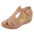 thumbnail image 1 of EHQJNJ Womens Sandals Beach Dressy Silver Sandals for Women Dressy Comfortable Summer Shoes Beach Fashion Wedges Toe Breathable Sandals Women Women's Sandals, 1 of 8