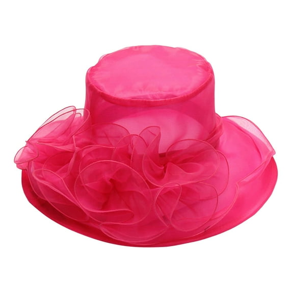 EHQJNJ Womens Sun Hats Packable European and Fashion Sun Hat Mesh Lace Flower Sun Hat Outdoor Foldable Large Brim Women's Hat Summer Funny Hat Women Hats for Spring