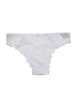 nsendm Female Underpants Adult Women Boxers Underwear Women Lace Sexy  Panties Hollow Mesh Trousers Bow Low Waist Panties Underwear Pack(Green,  One