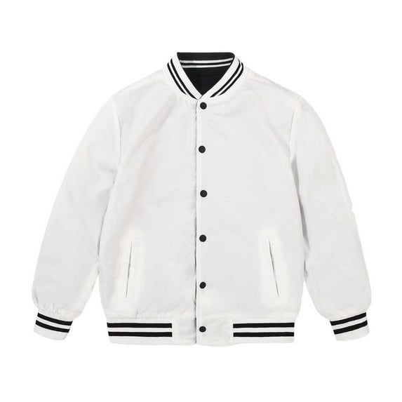 EHRWE Boy's Winter Coat The Newautumn Winter Casual Solid Color Jacket For Children Fall Clothes