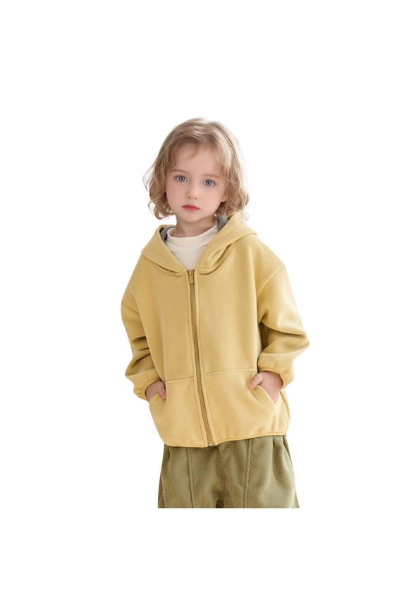 Children's Fashion Winter Coats Toddler Boys Girls Polar Fleece Jacket With Hood Winter Thick Warm Outerwear Funny Cartoon Jacket Fall Clothes