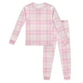 thumbnail image 1 of EHRWE Girls Clothing Sets Children Plaid Graphic Long Sleeve Sleepwear Set Casual Comfortable Stylish Child Clothes, 1 of 5