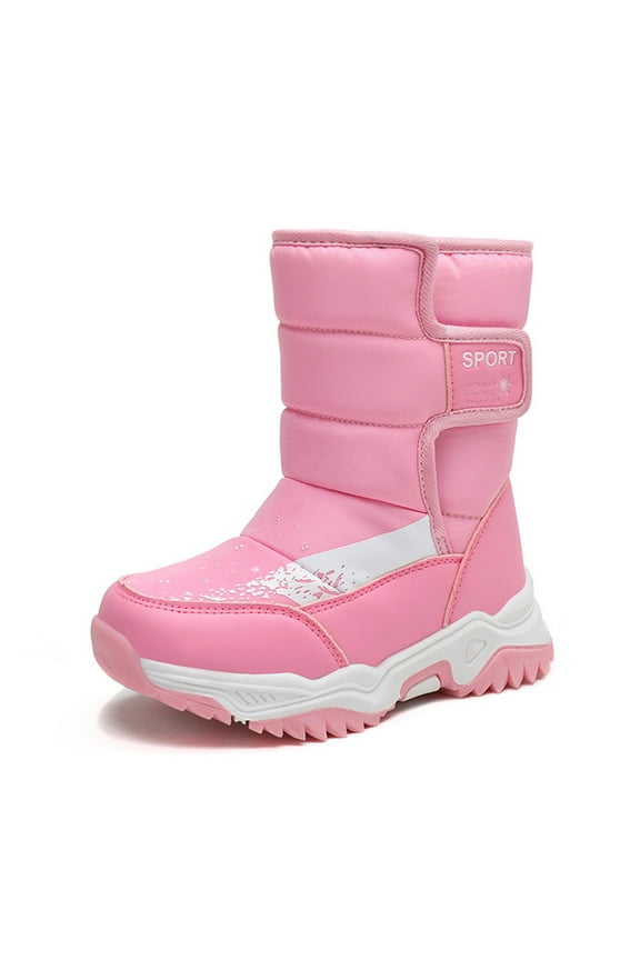 Girls Winter Boots Children's Snow Boots Girls Boys Outdoor Shoes Non Warm Snow Boots Fashionable