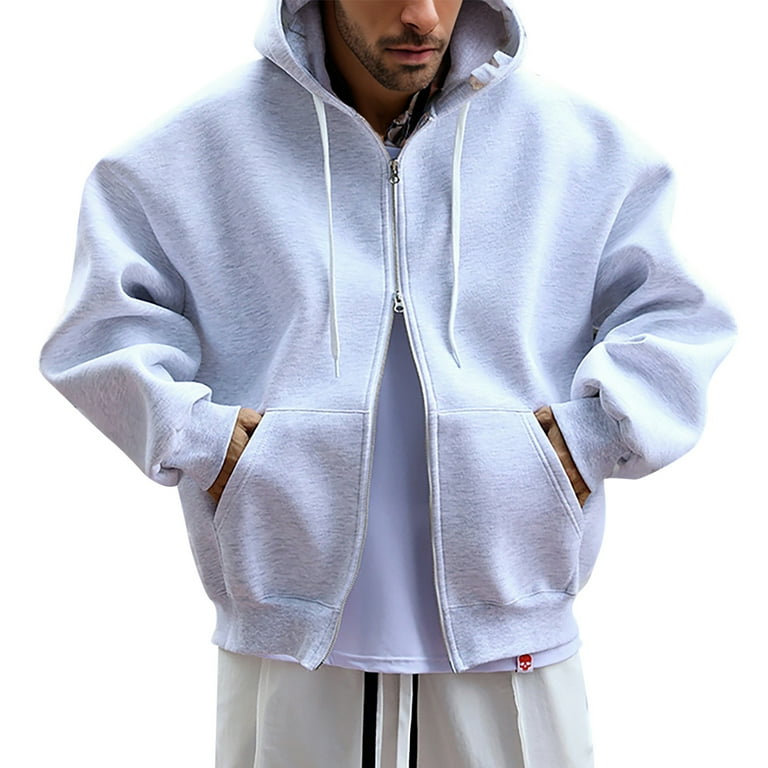 EHRWE Hoodies For Men Male Autumn Winter Oversize Loose Plus Size