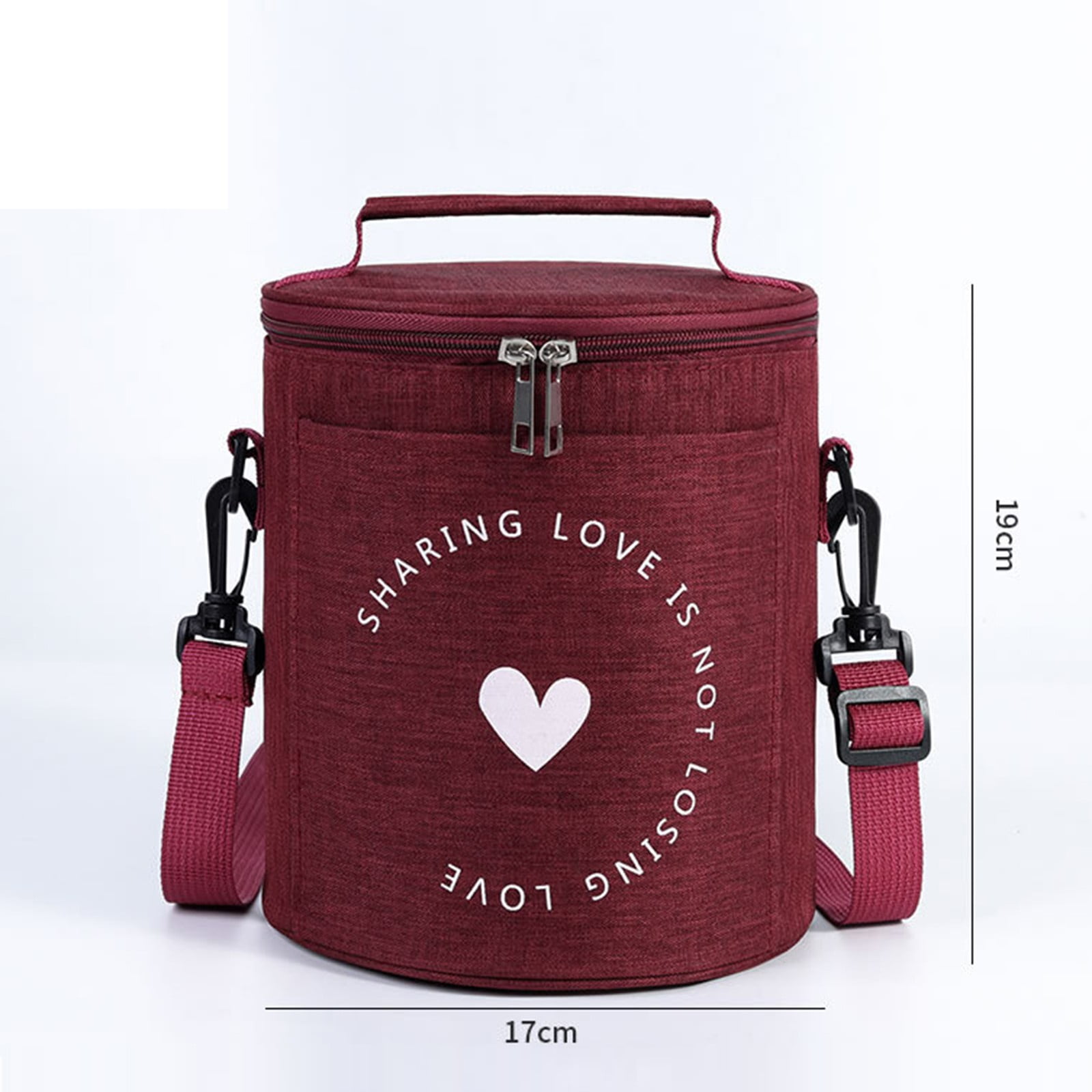 EHRWE Insulated Picnic Cartoon Carry Case Thermal Portable Cold Lunch