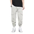 thumbnail image 1 of EHRWE Men Cargo Pants With Pockets Stretch Drawstring Trousers Casual Cargo Pants For Men Classic Casual Stylish, 1 of 3