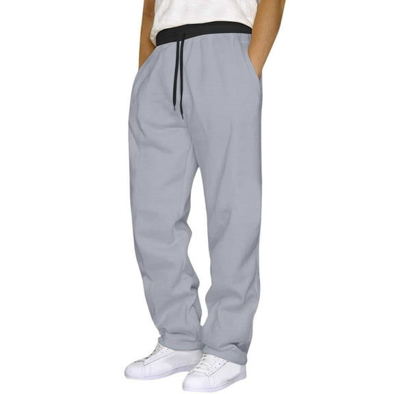 EHRWE Men's Casual Pants Sweatpants Loose Casual Drawstring Sweatpants Streetwear For Men Comfortable