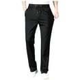 thumbnail image 1 of EHRWE Mens Pants Male Fashion Thin Solid Color Casual Elastic Sweatpants Loose Fit Trouser, 1 of 9