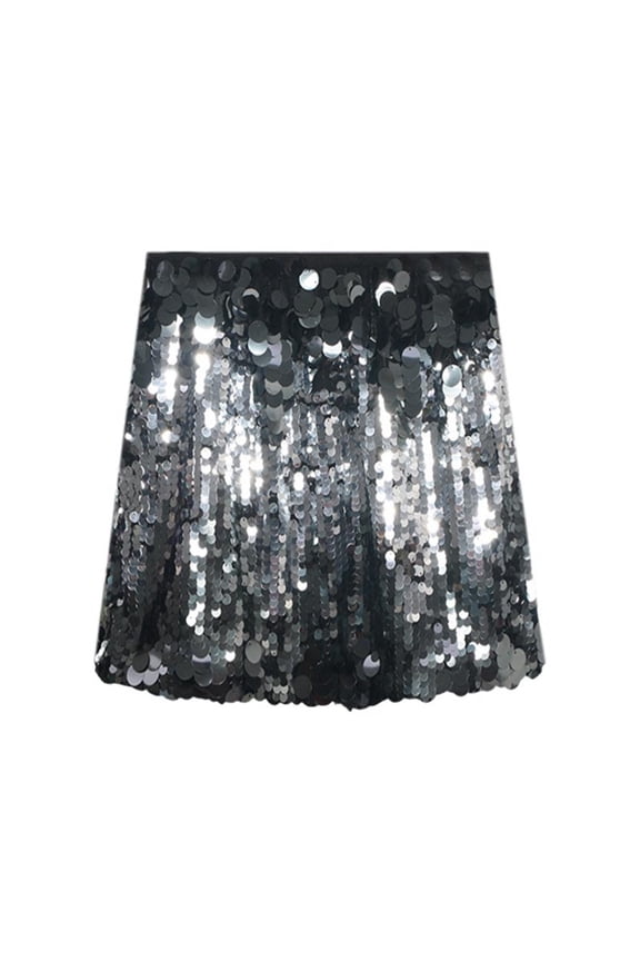 Skirts For Women Colorful Sequin Sparkly Skirt Sexy Hottie Skirt For Party