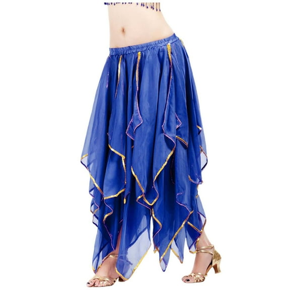 EHRWE Skirts For Women Ladies' Carnival Belly Dance Performance Dress Skirt For Party