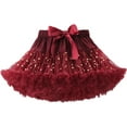 thumbnail image 1 of EHRWE Skirts For Women Ladies Classic Solid Color Dancing Tutu Skirt Tutu Skirt For Party, 1 of 3
