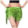 thumbnail image 1 of EHRWE Skirts For Women Sequin Fringe Women's Nightclub Skirt Stage With Sparkly Sparkly Fashion Skirt For Carnival Festival Party, 1 of 3