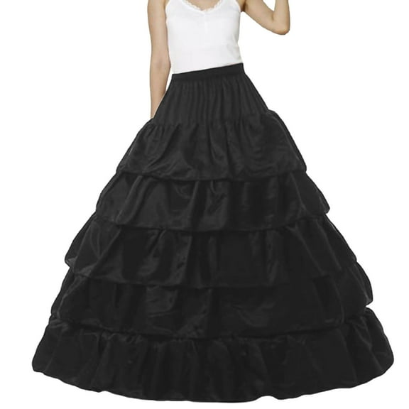EHRWE Women's Skirt A Line Petticoats Floor Length Wedding Petticoats Skirts Prom Dresses Skirts Carnival Festival Costume Skirts for Women