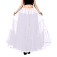 thumbnail image 1 of EHRWE Women's Skirt Big Swing Long Boneless Skirt Half Shag Petticoat Festival Party Skirt, 1 of 4
