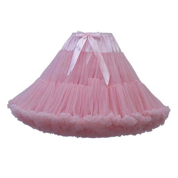 EHRWE Women's Skirt Women Fashion Solid Color Lace Up Bow Puffy Skirt Handmade Skirt Performance Skirt Festival Party Skirt