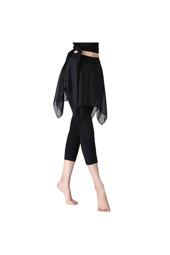 Women's Yoga Pants Ladies Solid Color Latin Skirts Women's Dance Wear Exercise Pants Shape Ballet Wear Aerobics Pants Classic