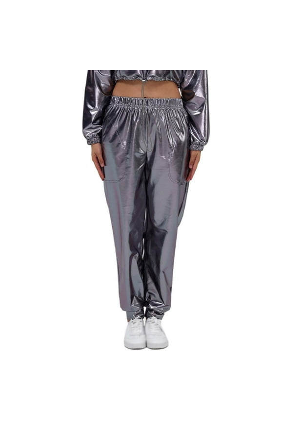 Womens Pants Performance Clothing Casual Pants Elastic Waist Ankle Trousers Breathable