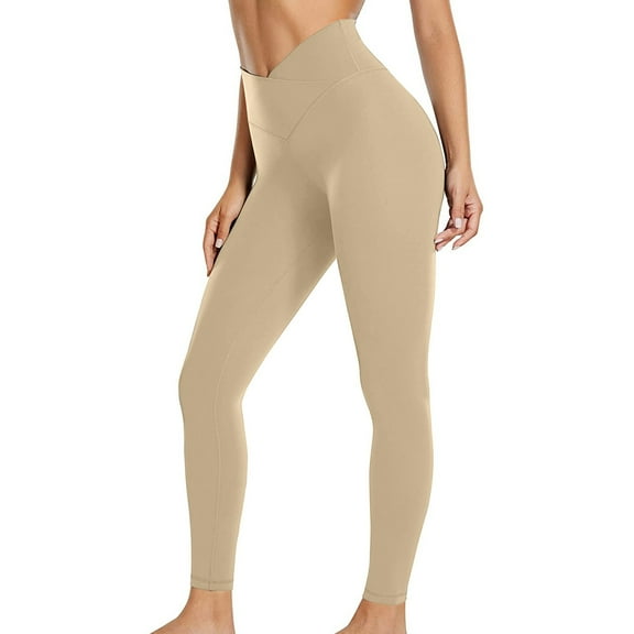 EHRWE Yoga Pants For Women High Waist Workout Sport Pants Casual Trousers Athletic Leggings Fashion