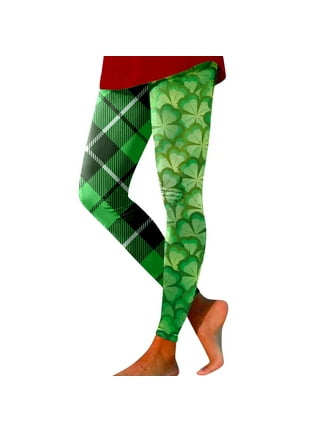 Ctxxun St Patricks Day Fleece Lined Leggings Women,Funny Warm Breathable  Fleece Leggings Print Skinny Tights Pants : : Clothing, Shoes 