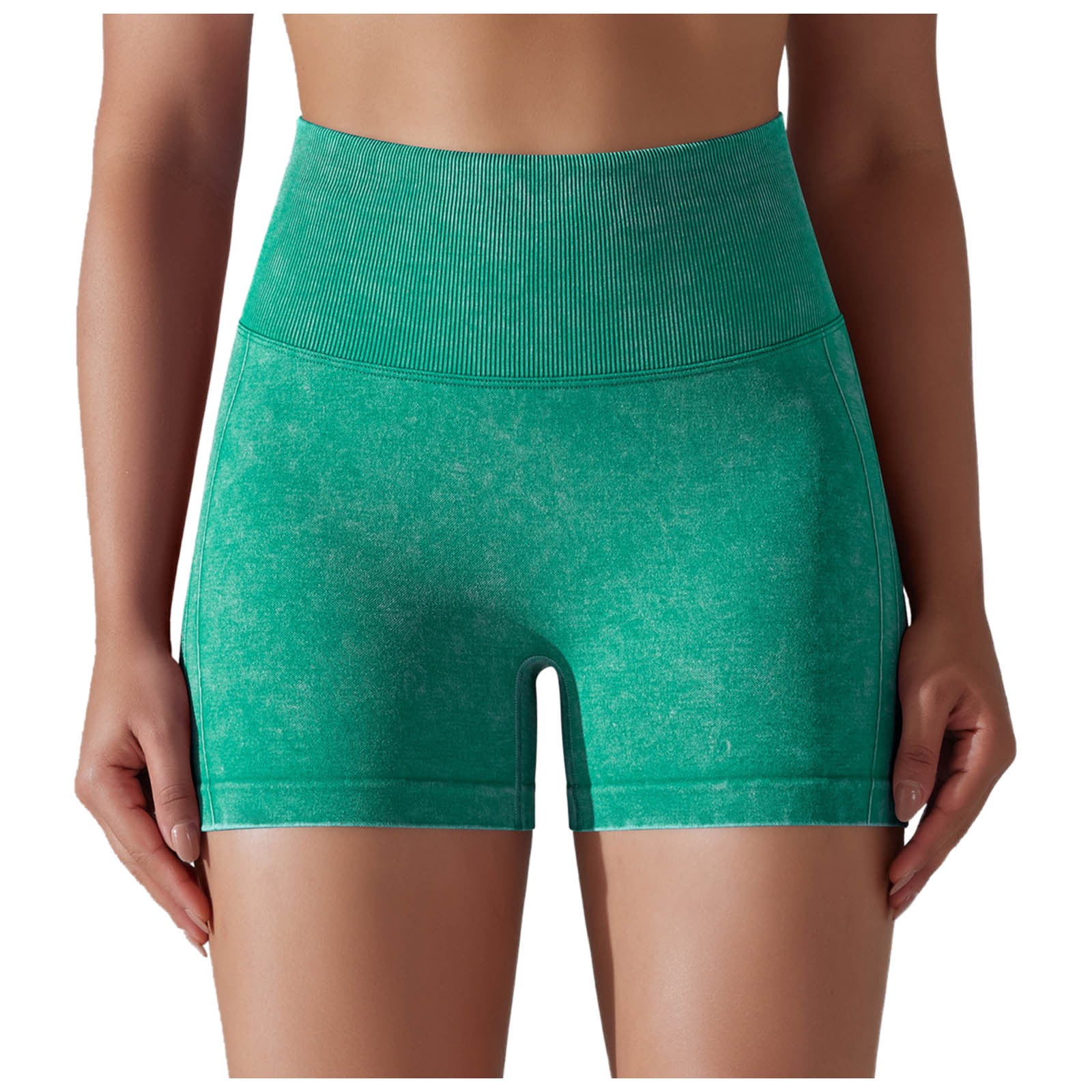 Odizli Damen Sport-Set: Ein-Schulter-BH & High-Waist Shorts | Gym & Yoga