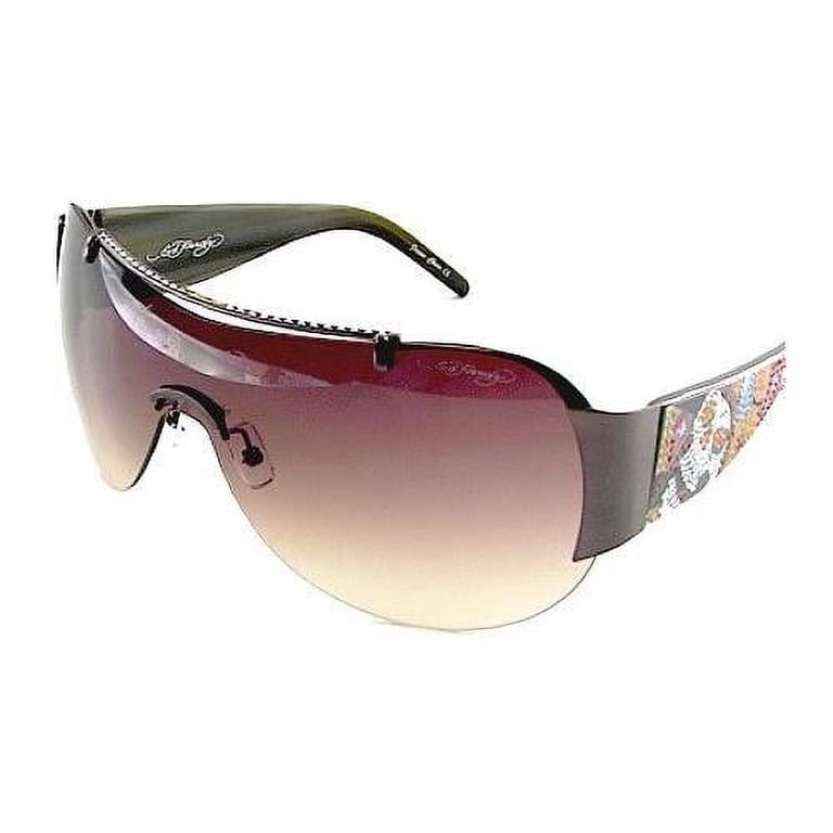 EHS-003 Japan Sunglasses - Gun/Burgundy - Walmart.com