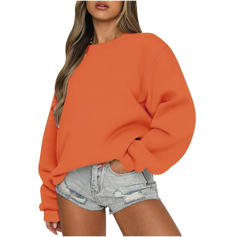 EHTMSAK American Flag Crewneck Sweatshirt Thick Hoodies Crew Neck