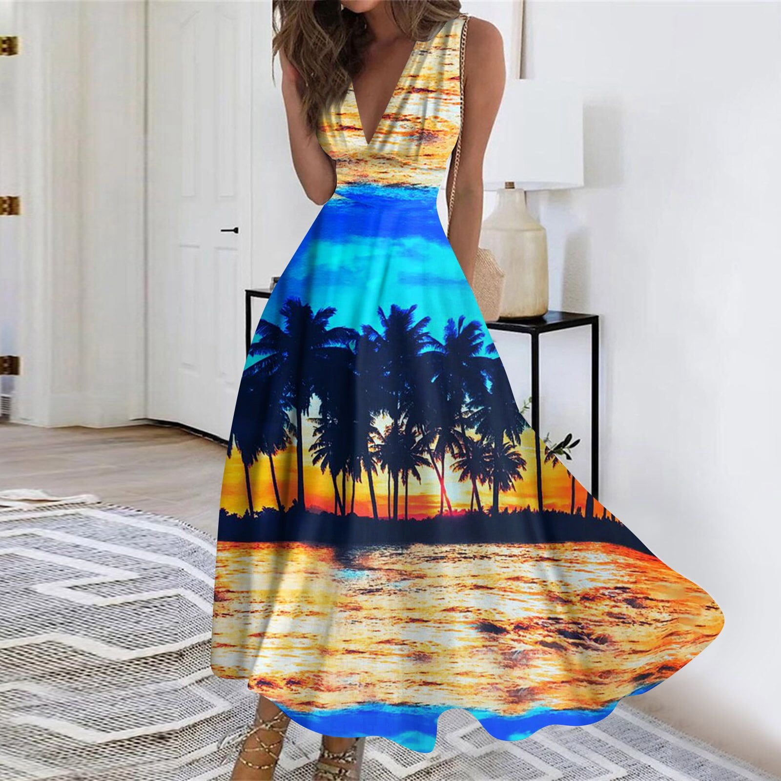 Resort Wear Petite Beach Clothing Tropical Summer Dresses Petite