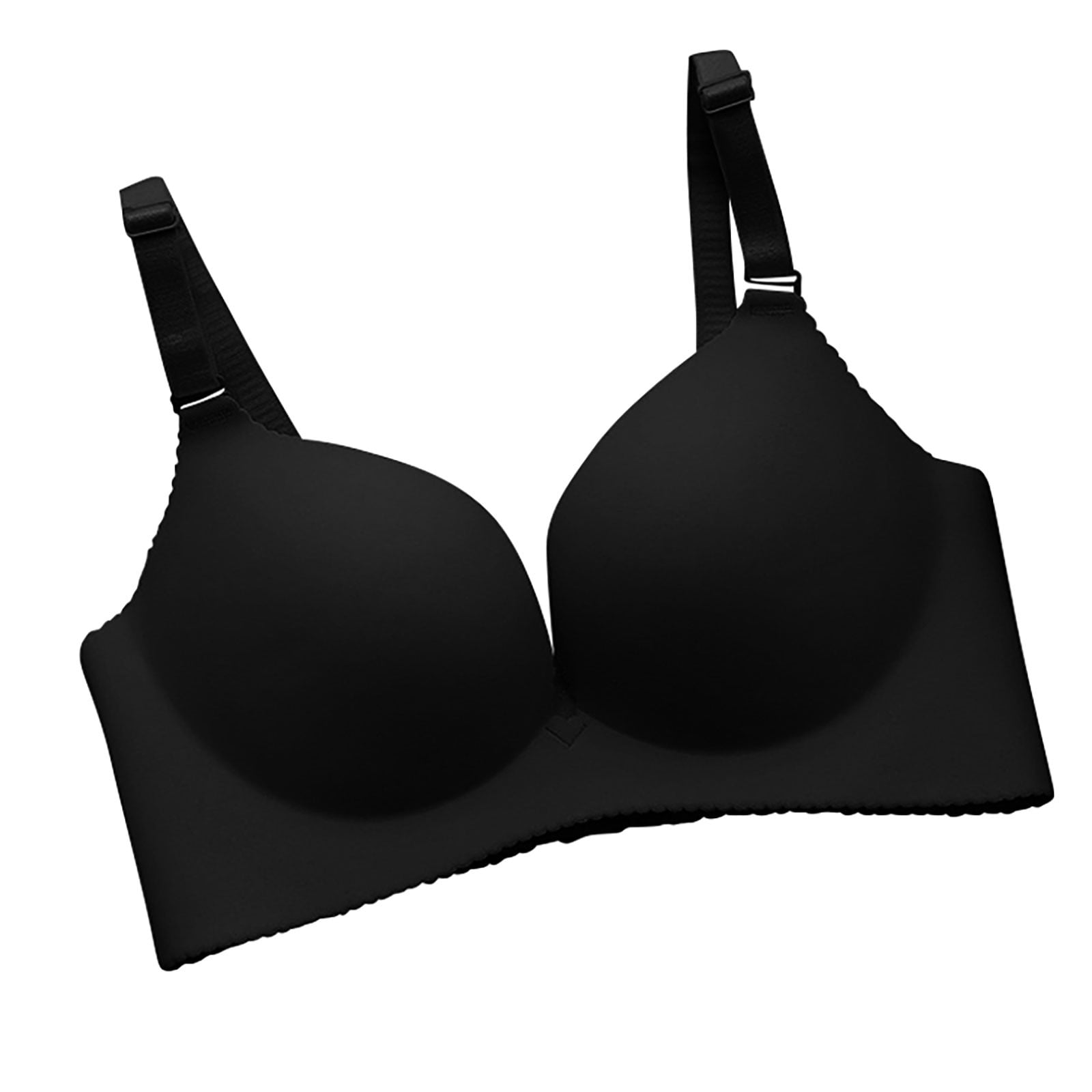 EHTMSAK Deep V Bras for Women No Underwire Comfort Wireless Bralettes Adjustable Seamless Plunge