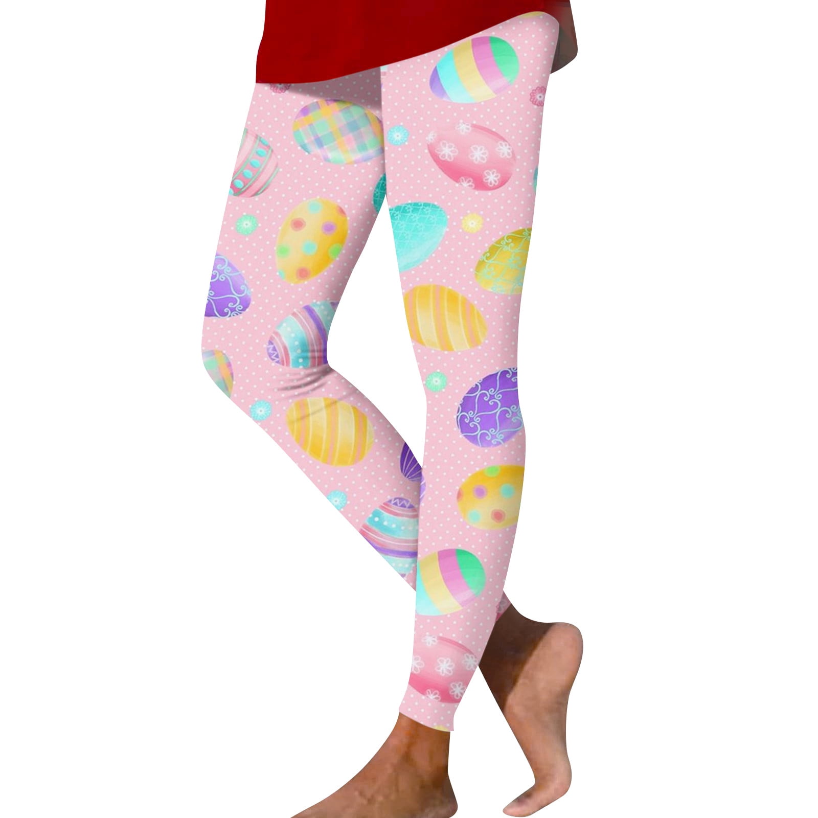 EHTMSAK Easter Leggings for Women Bunny Plus Size Gym Fitness Rabbit