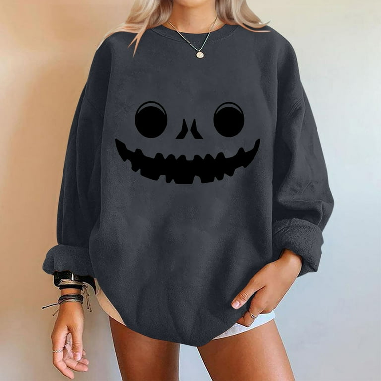 Fall sweatshirts plus size 2025