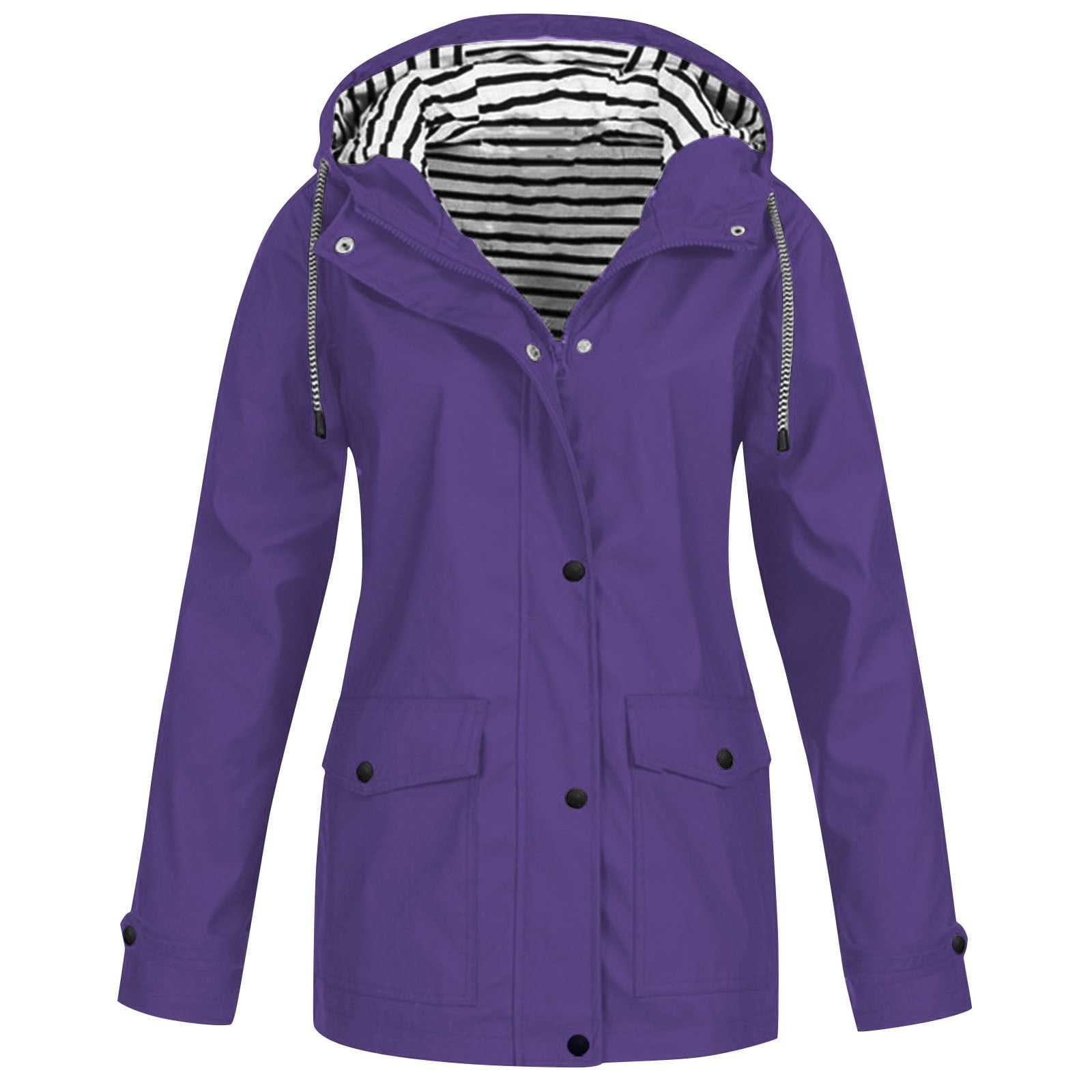 EHTMSAK Rain Jackets for Women Lightweight Women's Raincoats