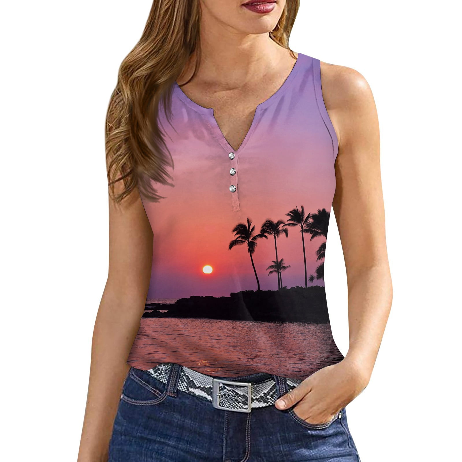 ZHANQISHENG Women's Metallic V-Neck T-Shirt - Loose Fit Batwing Sleeve Casual Top - View #7