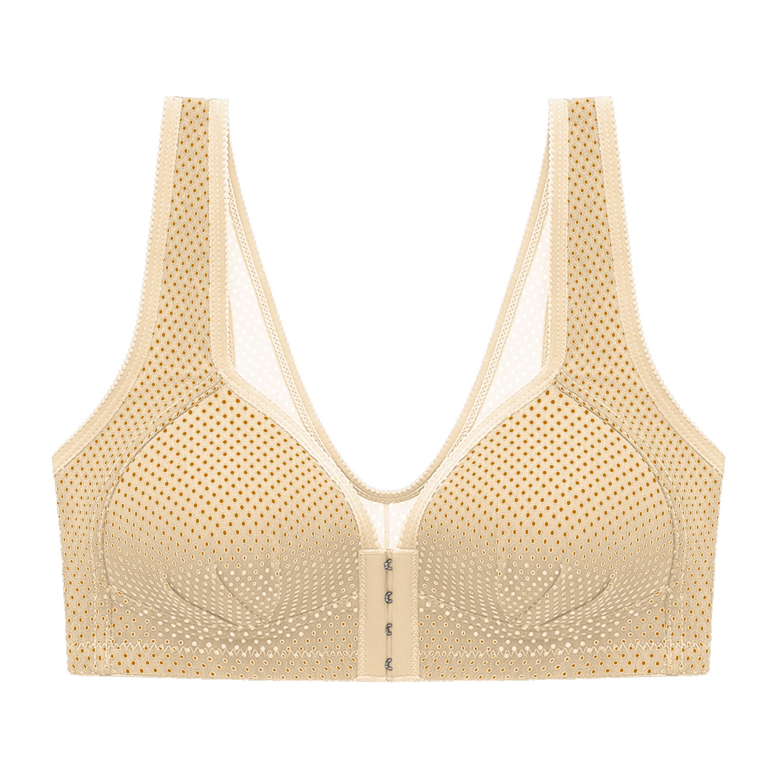 EHTMSAK Women's Plus Size Full Coverage Front Closure Posture Back