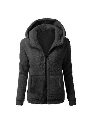 Fuzzy jackets pullover walmart hot sale