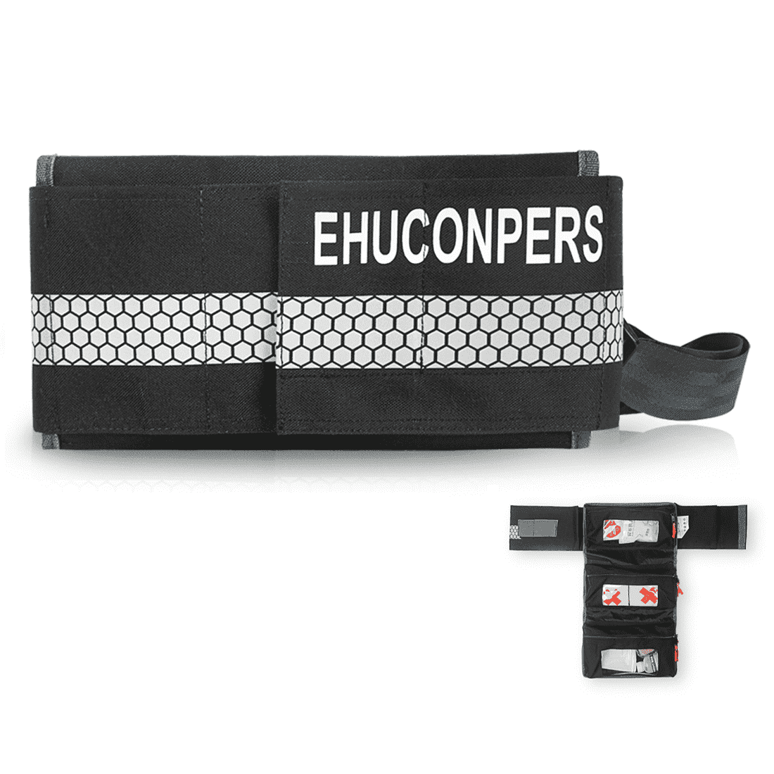 EHUCONPERS First Aid Waist Bag EMS, Three-Piece System, IFAK, Emergency Medical Supplies, 1PC