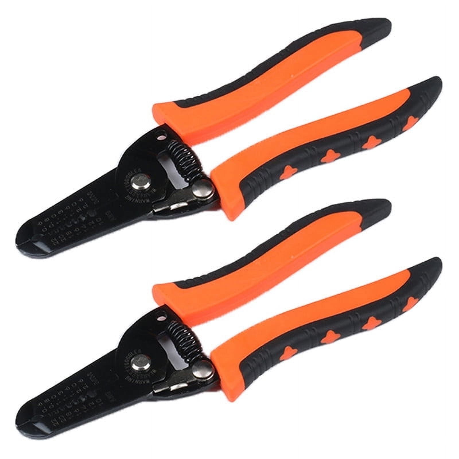 EHUJGNAUG 2 Pack 9 in 1 Wire Stripper Tool for Solid and Stranded Wires