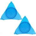 thumbnail image 1 of EHUJGNAUG 2 Pack Non-Slip Slow Feeding Mat Perfect for Bathing Grooming, 1 of 1