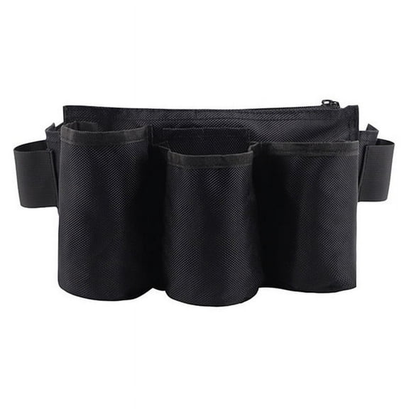 EHUJGNAUG Multi-functional Oxford Cloth Tool Waist Bag for Janitorial Custodial Black