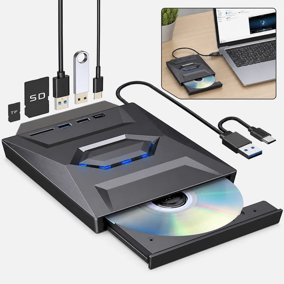 Shop External CD DVD Drives for Laptops and Desktops at Walmart