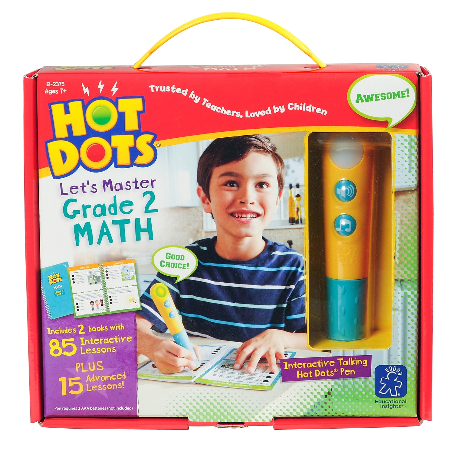 Hot Dots Lets Master Grade 2 Math - Walmart.com
