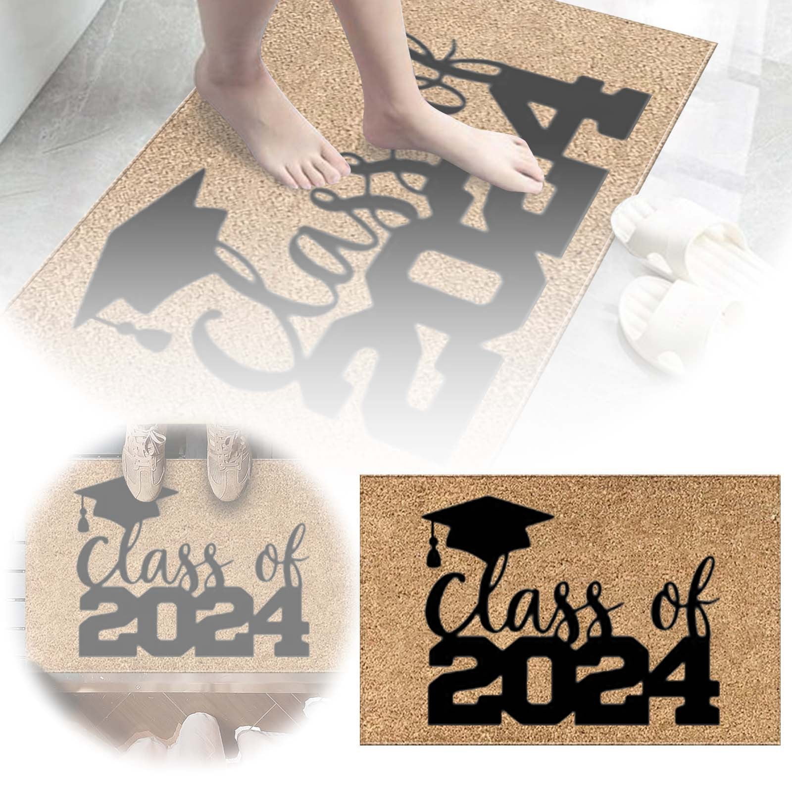 EIALIVE 2024 Graduation Door Mat Welcome Door Mats For Front Home ...