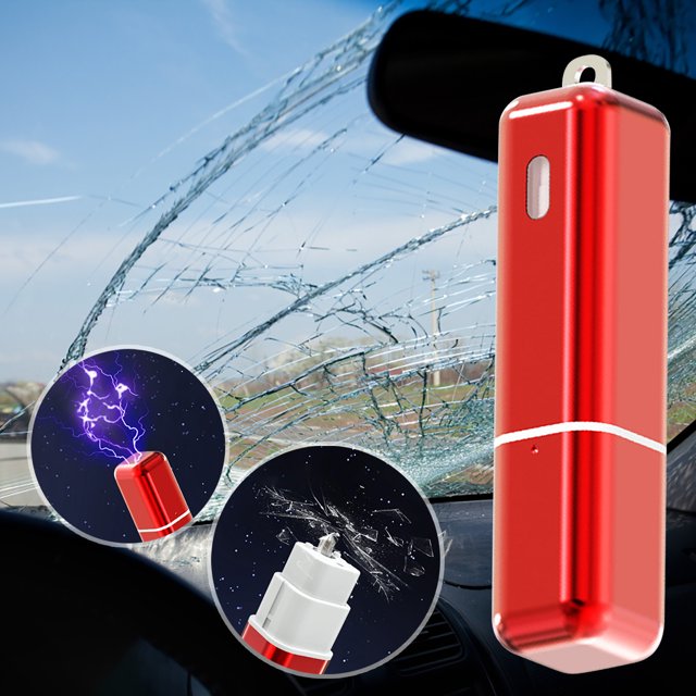 EIALIVE Car Interior Accessories Window Breakers Glass Breakers Static Keychain Removal Window